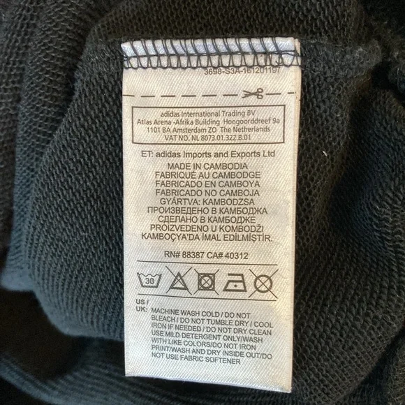 Adidas Cropped Hoodie - Picture 7 of 7